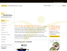 Tablet Screenshot of medtrition.com